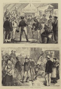 Schetsen in Australië door William Ralston
